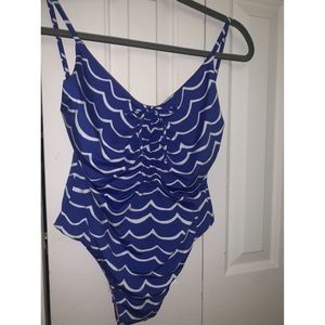 J.Crew Playa Ruched One Piece Swimsuit